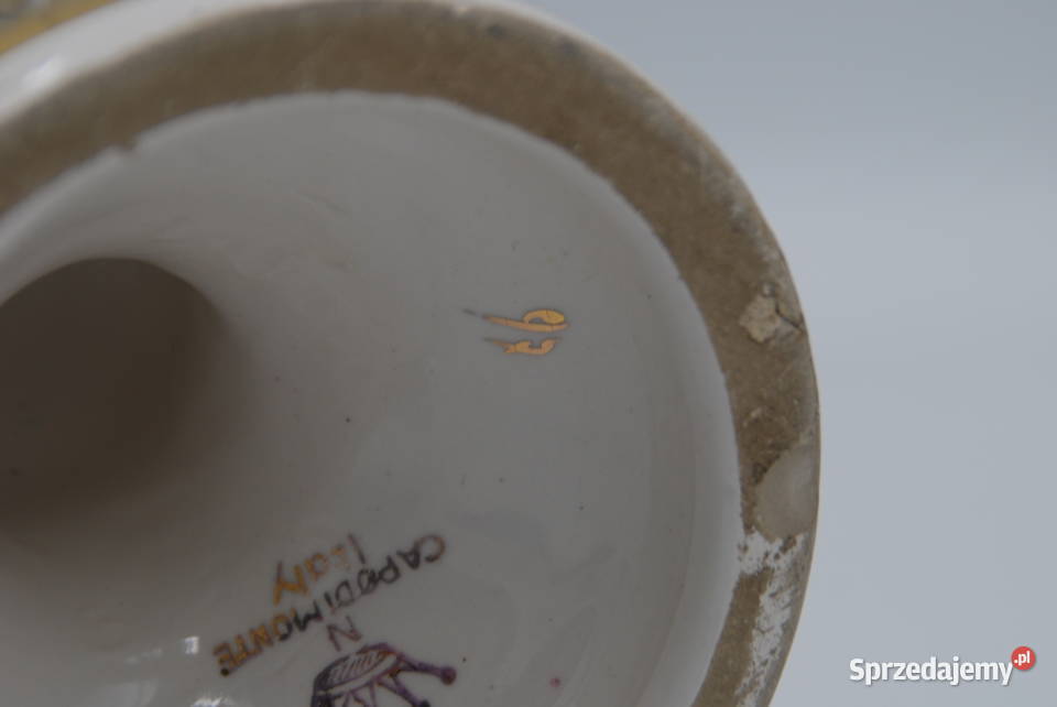 Piękna stara waza Capodimonte Włochy porcelana sprzedam