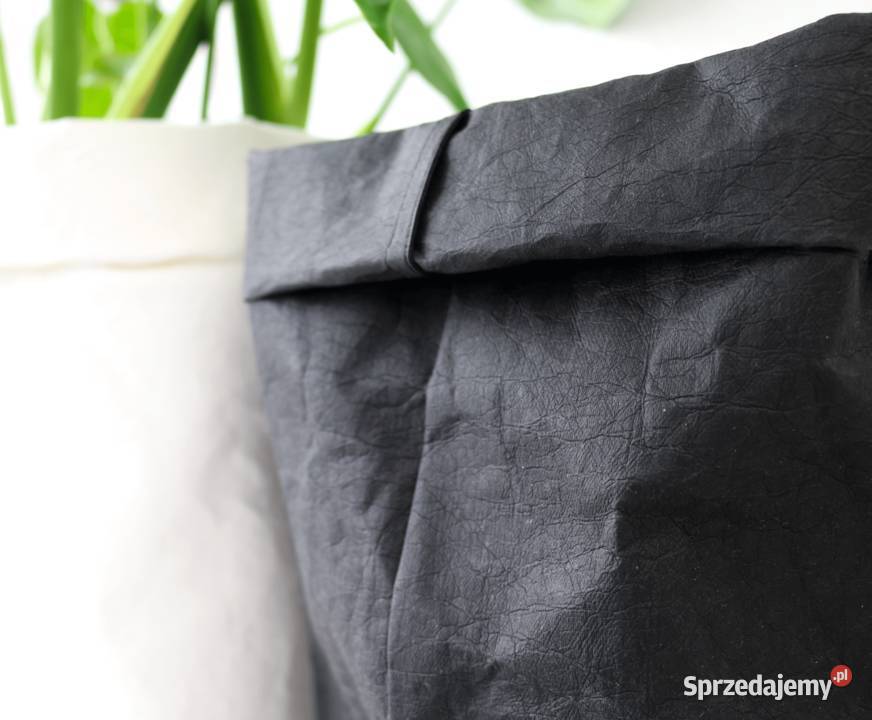 Czarne doniczki worki na doniczki washable paper czarny Opole