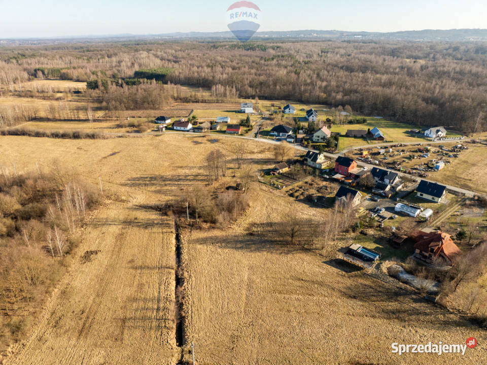 Działka budowlana Borek 951 ar Media 22.25m małopolskie