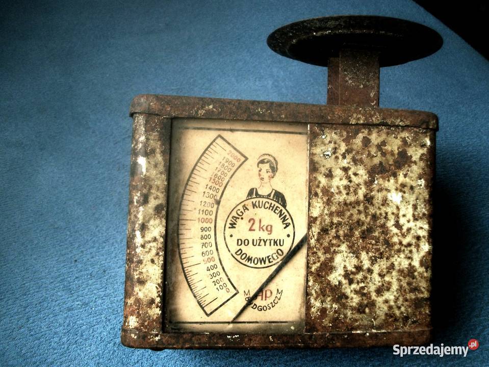 Waga kuchenna zabyowa PRL Ciasna sprzedam