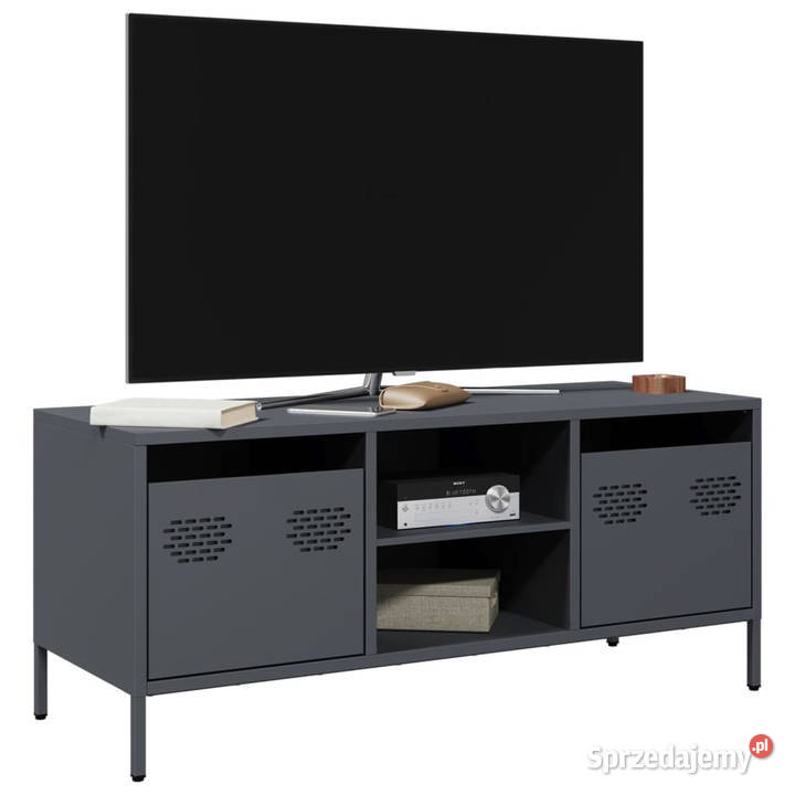 Szafka RTV antracyt 1015x39x435 stal walcowana