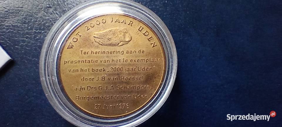Stare monety Medal Floret Udena Holandia 59 podkarpackie Lesko
