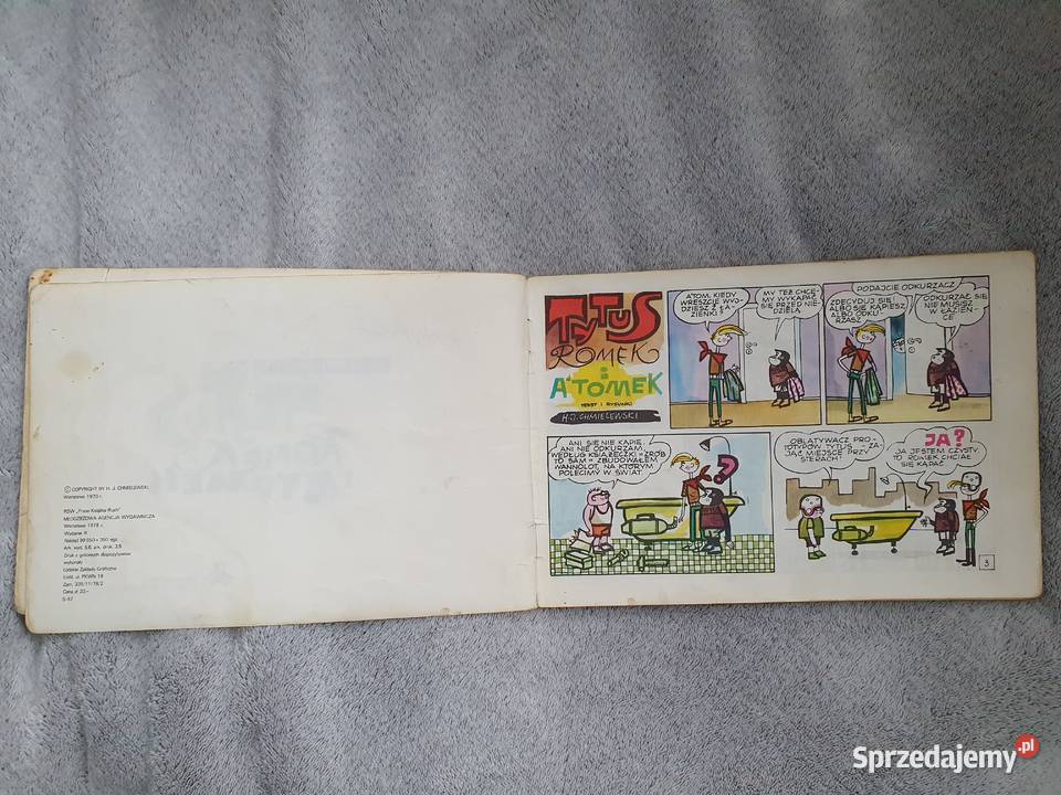 Tytus Romek i ATomek księga 5 wydanie 3 1978 pomorskie