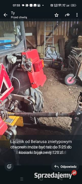 Dwa łączniki śruba rzymska jeden Belarusa drugi Dobrowoda