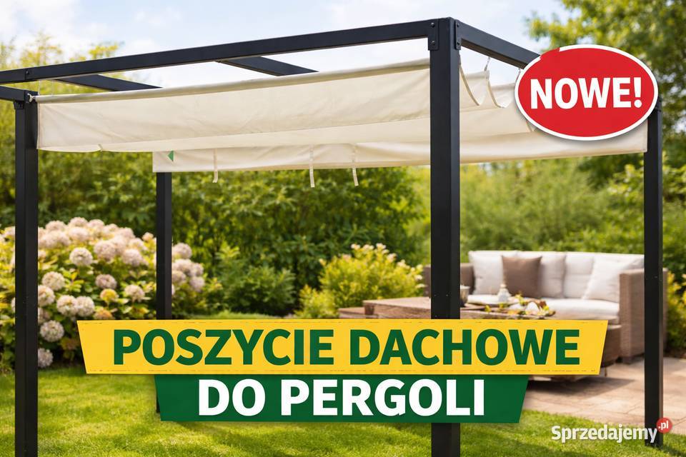 Dach pergoli LM 3x4 m wymienny materiał