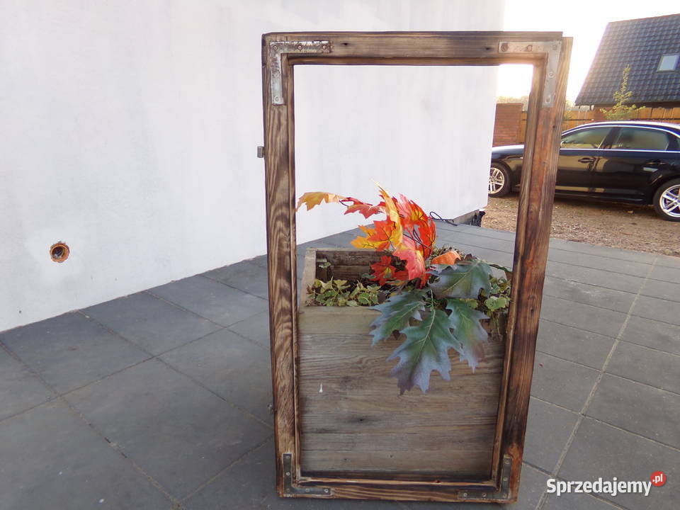 Okno rama loft na lustro aranżację zdjęcie 51x94