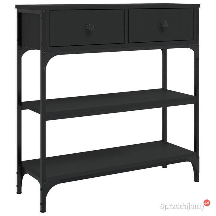 Stolik konsolowy czarny 725x25x75 WM834185 Warszawa sprzedam