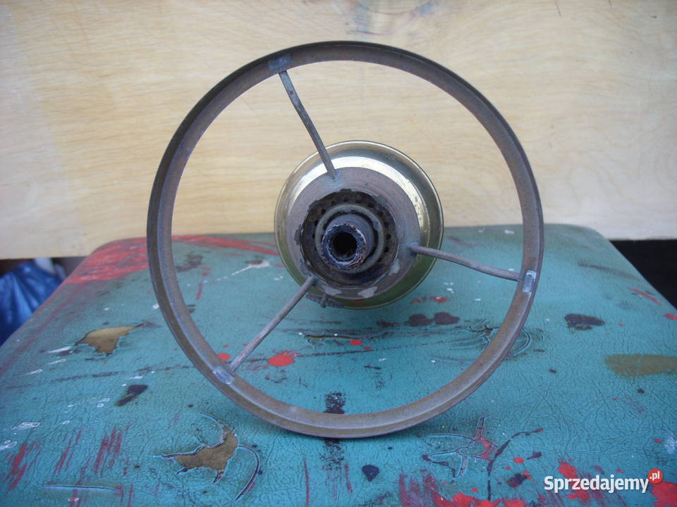 Stara mosiezna lampa naftowa BRENNER KOSMOS Wołów