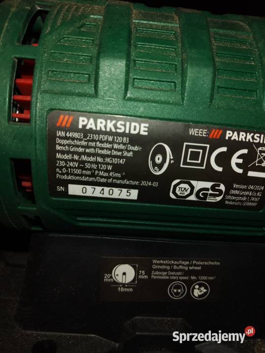 Szlifierka Stołowa Parkside Białogard