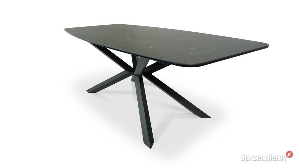 Stół ze spieku kwarcowego 200x100 Nero Greco mat 100cm Stoły, krzesła, biurka kujawsko-pomorskie Toruń