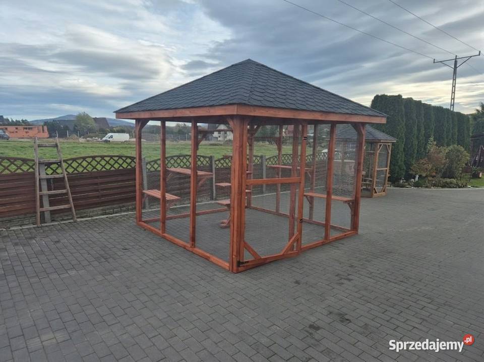 Woliera kotów ptaków