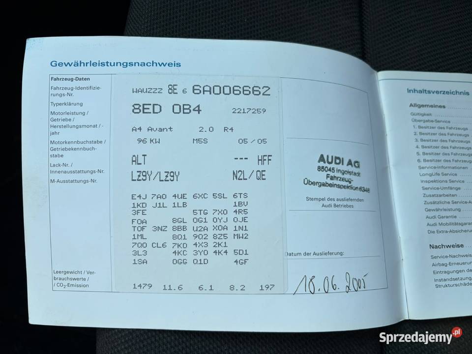 Audi a4 b7 20 benzyna s line czarny Kłodzko