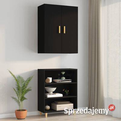 vidaXL Szafka wisząca czarna 695x34x90 SKU812259 Warszawa