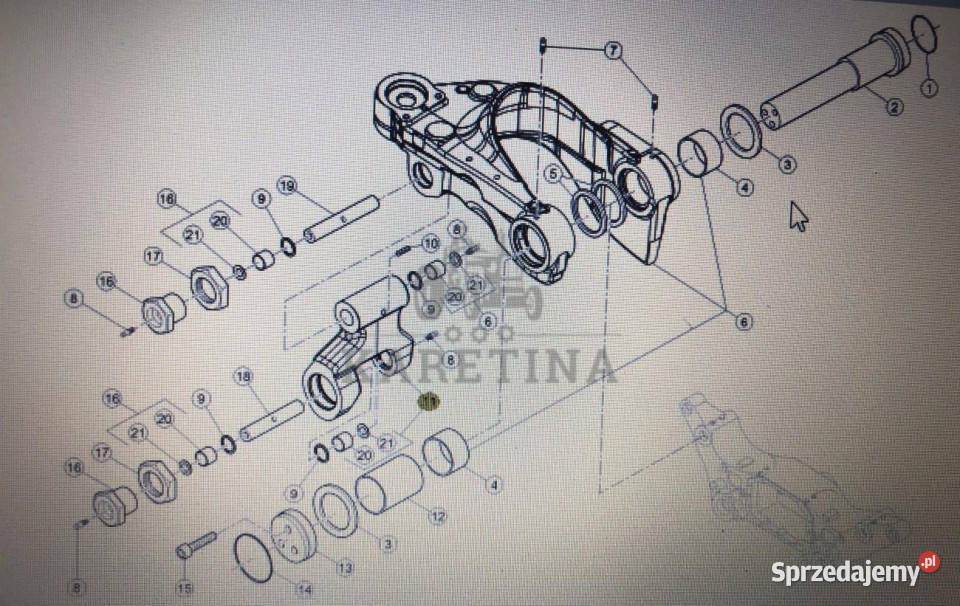Wspornik Osi Przedniej Claas Arion 0011327410