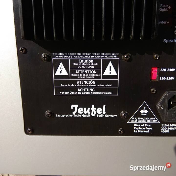 Subwoofer Teufel Concept E Magnum aktywny 400W Świebodzice