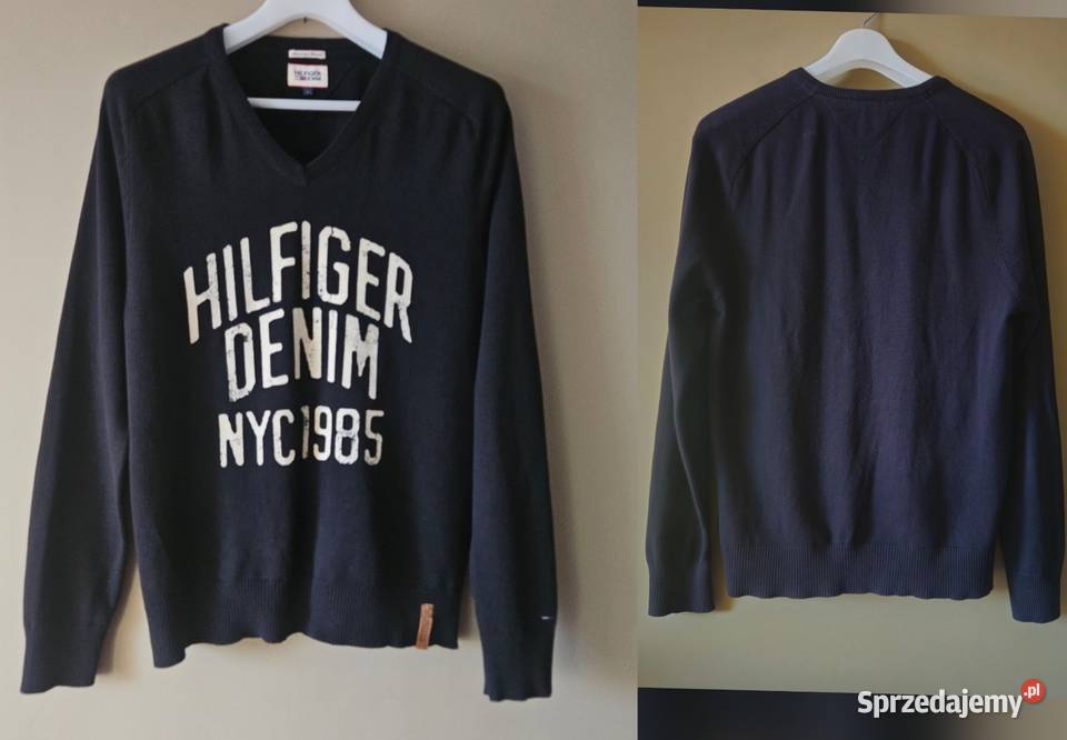 Tommy Hilfiger sweter rozmiar L czarny Lublin