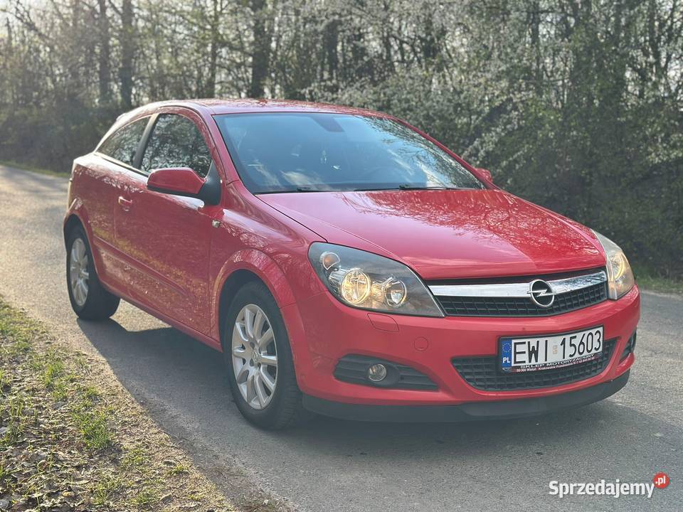 Opel Astra H 16 2007 GTC Super stan niski 105KM Wieluń