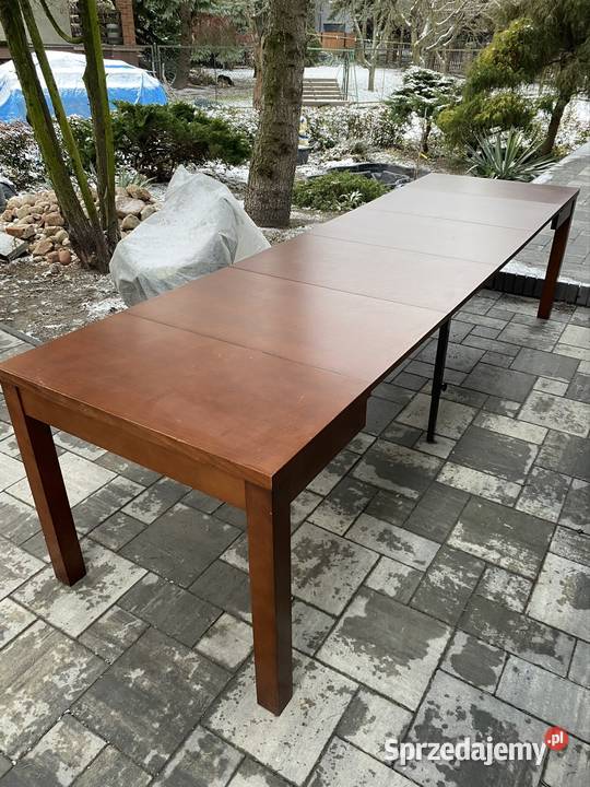 Solidny stół rozkładany firma Miro brązowy 3 Chełm