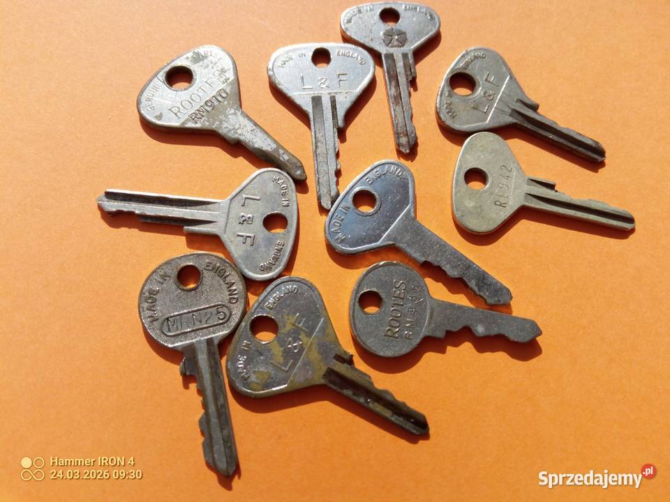 Stary zestaw kluczyki auto kluczyk Mix PRL podkarpackie Przemyśl