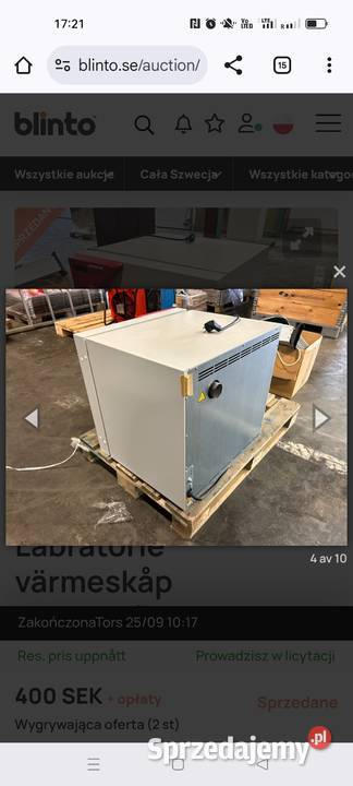 Cieplarka inkubator laboratoryjna BINDER BD 53 Wartkowice