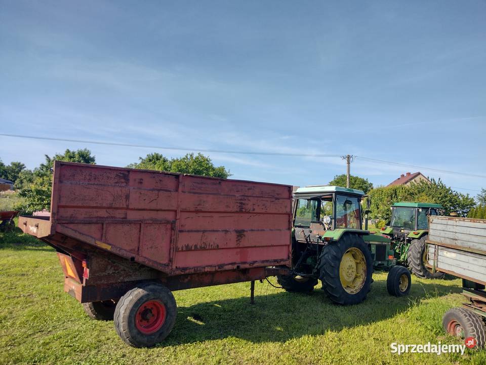 Przyczepa rolnicza Tim jednoosiowa wysokiego Sośno
