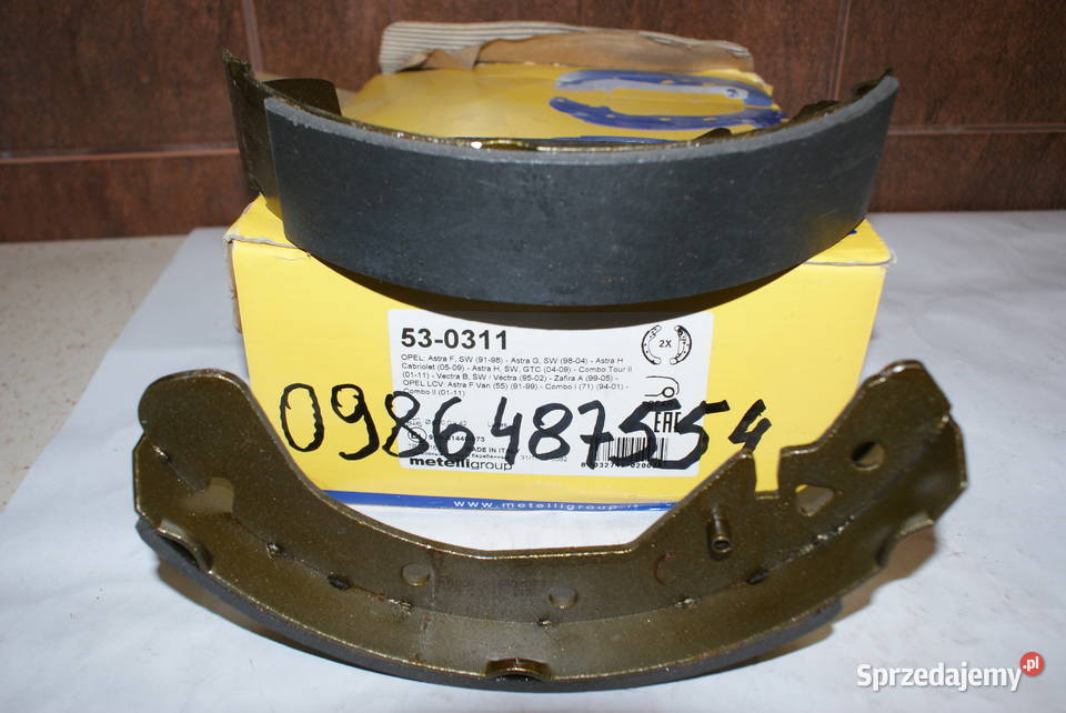 0 986 487 554 BOSCH SZCZĘKI HAMULC OPEL ASTRA G osobowe Białobrzegi sprzedam