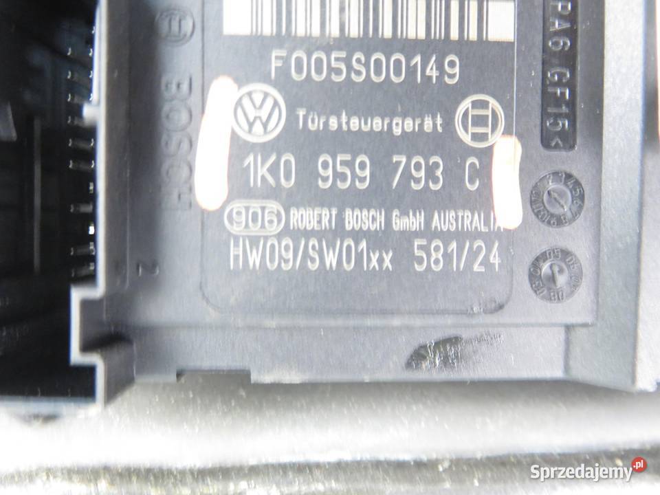 PODNOŚNIK SZYBY LEWY PRZEDNI 3D VW GOLF V małopolskie