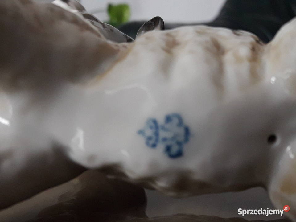 Porcelanowa owieczka Heinz Schaubach Janów Lubelski