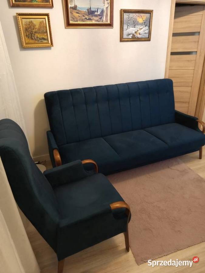 Wersalka FELICJA II i FOTEL w komplecie super Warszawa