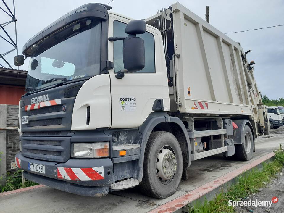 Scania śmieciarka 2011 P230 4x2 Faun automatyczna Radłów