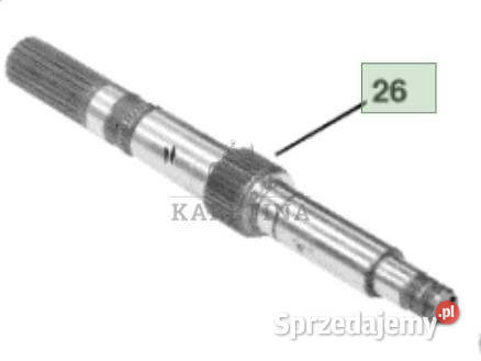 John Deere 7600 7700 7800 Wał RE47386 Jastrzębniki sprzedam