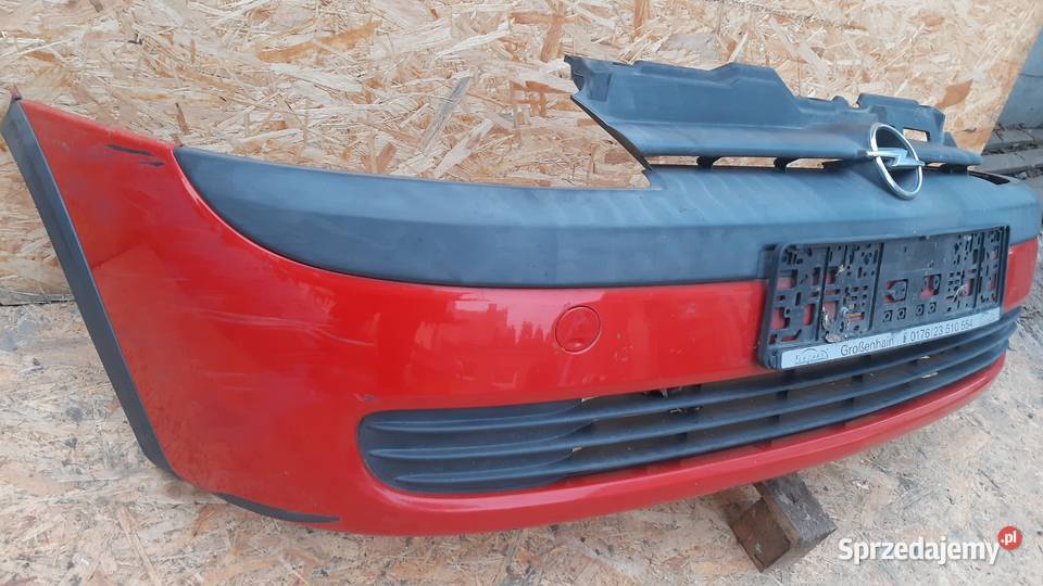 zderzak do montażu Opel Corsa C Combo czerwony Dębno