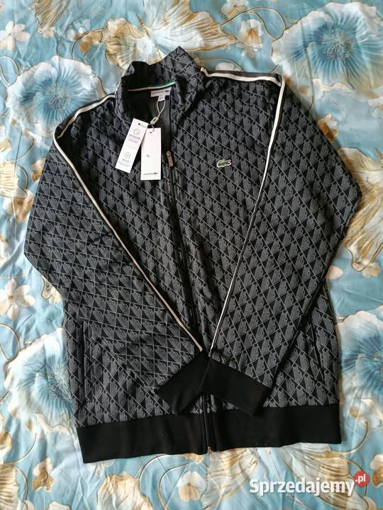 Bluza rozpinana Lacoste Monogram XXL regular fit Rozmiar XXL podlaskie sprzedam