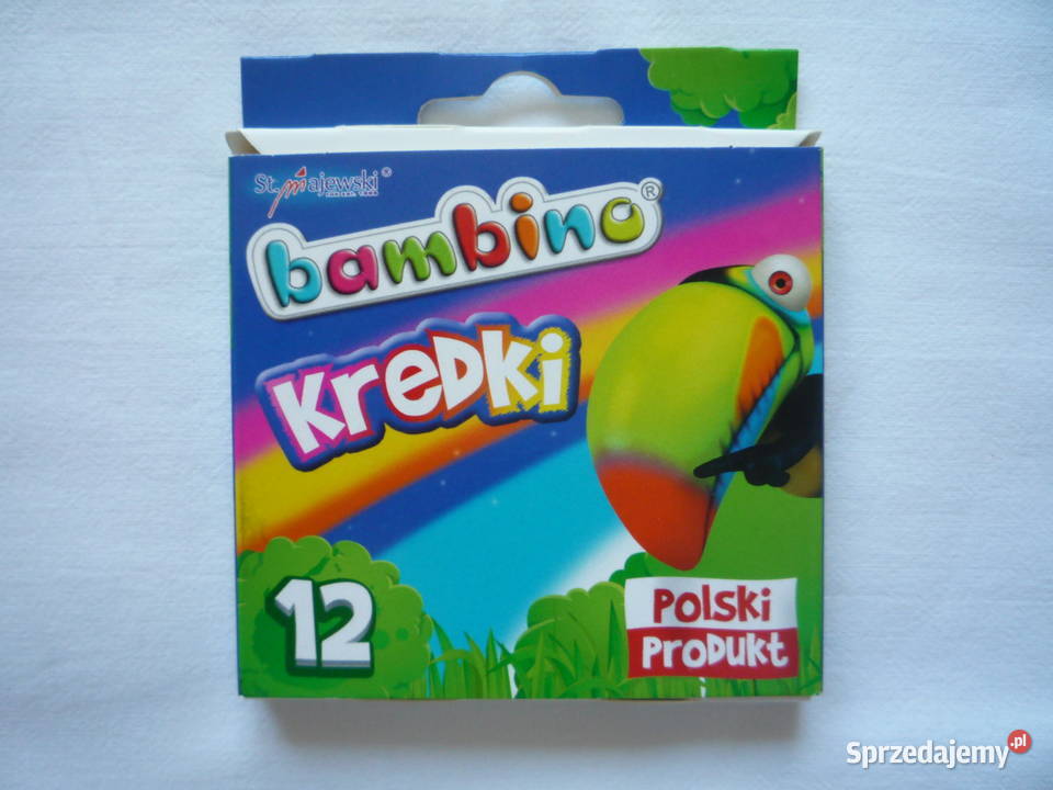 Nowe Kredki Bambino 12 kolorów Szczecin