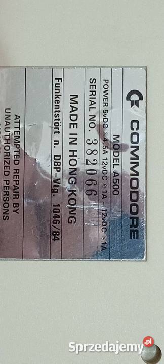 Commodore Amiga 500 Sprawny Konin sprzedam
