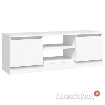 vidaXL Szafka pod TV z drzwiczkami biała mazowieckie Warszawa
