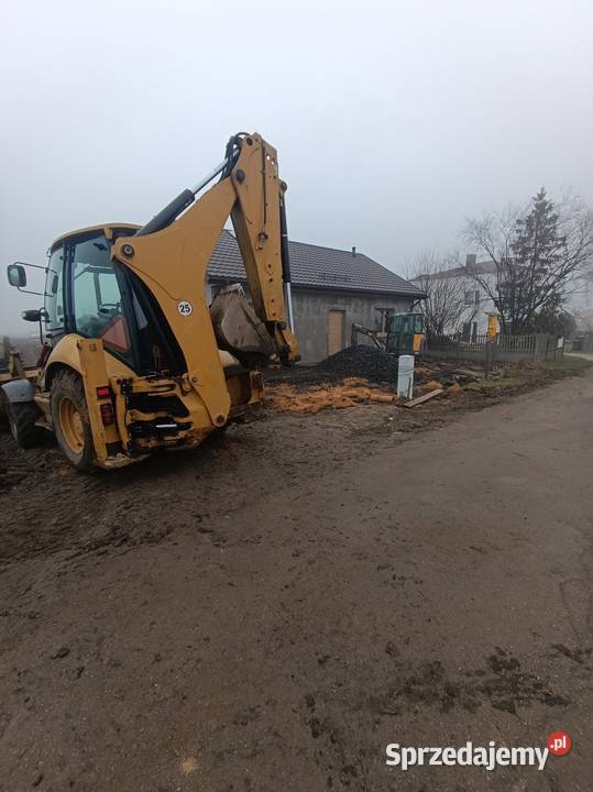Usługi koparka minikoparka koparkoładowarka Wykopy, roboty ziemne