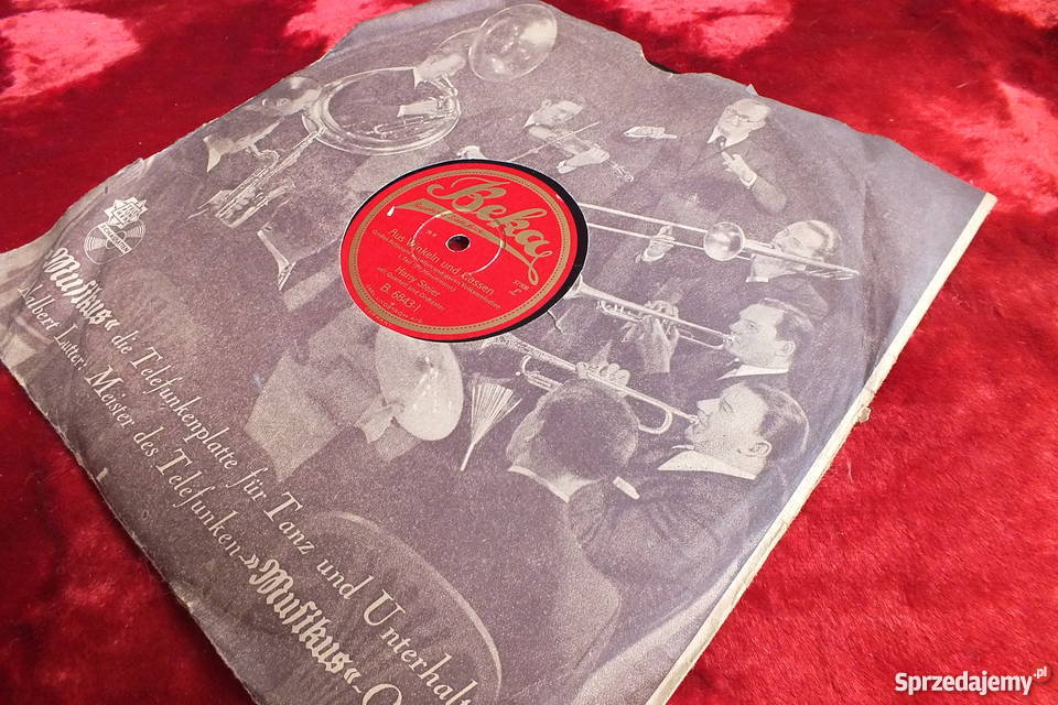 Płyta winylowa szelakowa niemiecka gruba i 1 płyta Żary sprzedam