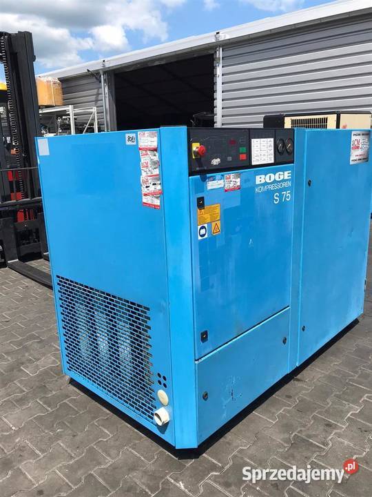 Sprężarka śrubowa Boge S7555KWS008083 opolskie Wilków sprzedam