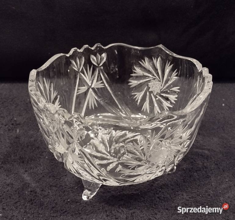 Cukiernica misabomboniera kryształ zestaw Libiąż