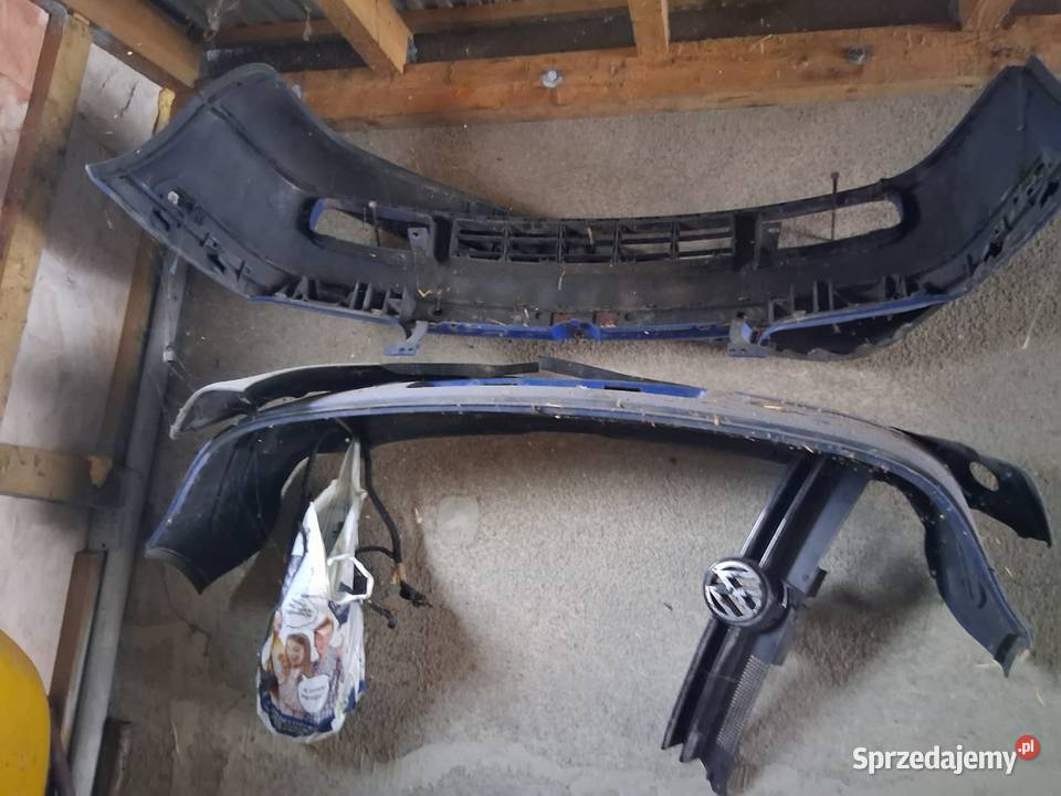 Zderzaki przód i tył VW Golf 4 niebieskie małopolskie Podolsze