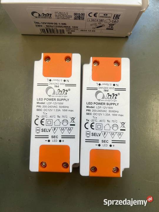 Zasilacz LED 12V 16W 133A Kompaktowy IP20 Pozostałe Gliwice