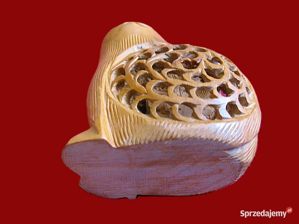Kot Stara Figurka twarde drewno 10 x 8 x 4 Siedlce