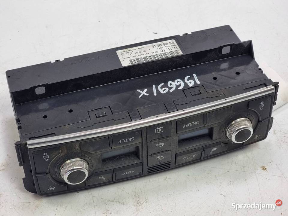 PANEL KLIMATYZACJI AUDI S8 D3 4E0820043G Lipno sprzedam