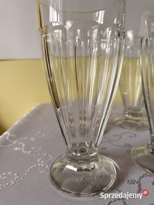 Szklanki Pucharki Lody Desery 300 ml Vintage Szklanki i kufle Zastawa stołowa