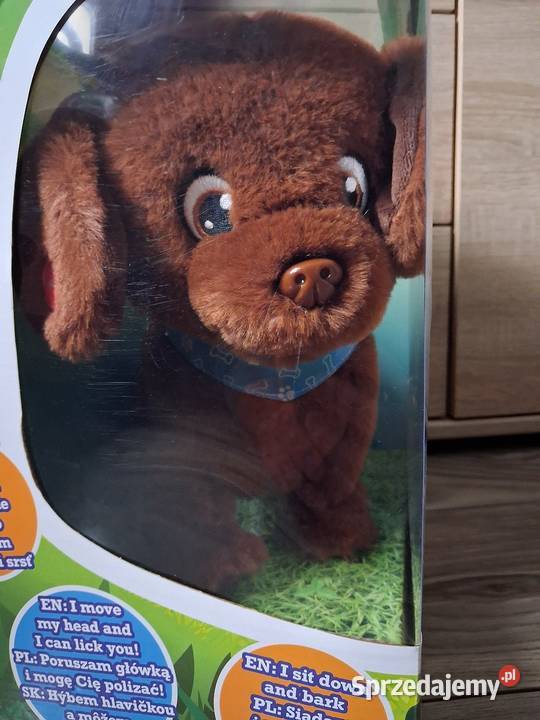 Piesek interaktywny brązowy/beżowy Żywiec