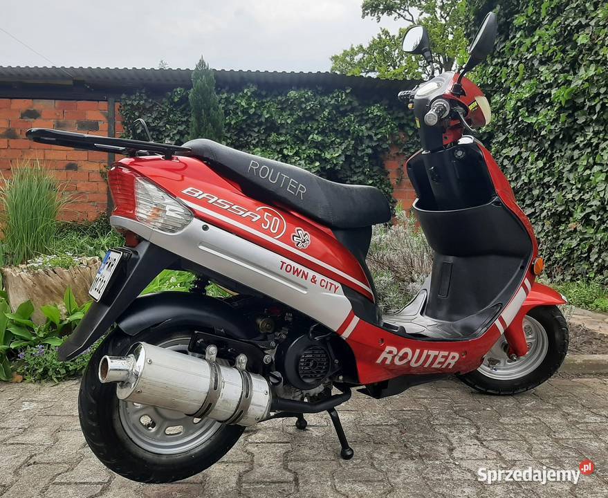 Ładny skuter Romet Router Bassa 50ccm 4t 2012r Tuczno