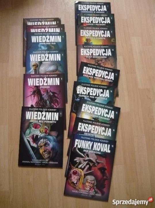 15 Tomów KULTOWE POLSKIE KOMIKSY Ekspedycja Warszawa
