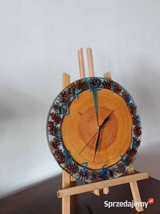 Zegar z żywicy epoksydowej Zegary Warszawa