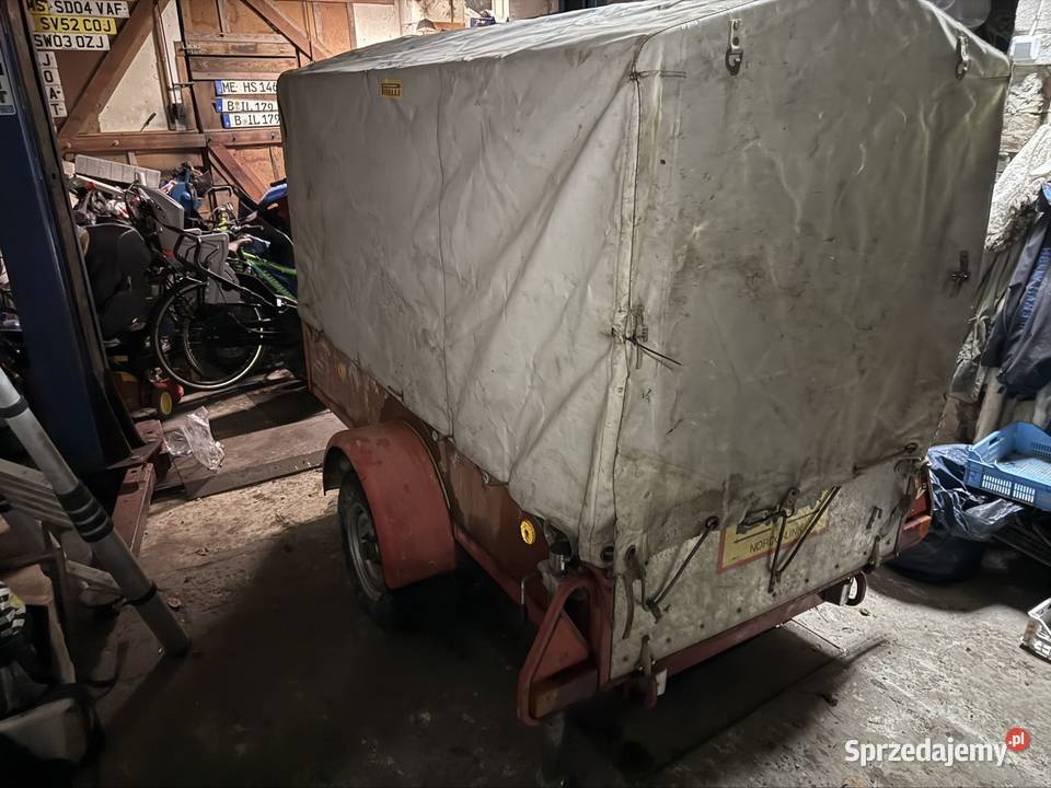 Przyczepka lekka 750 do rejestracji z Niemiec Do samochodów osobowych Lublin sprzedam